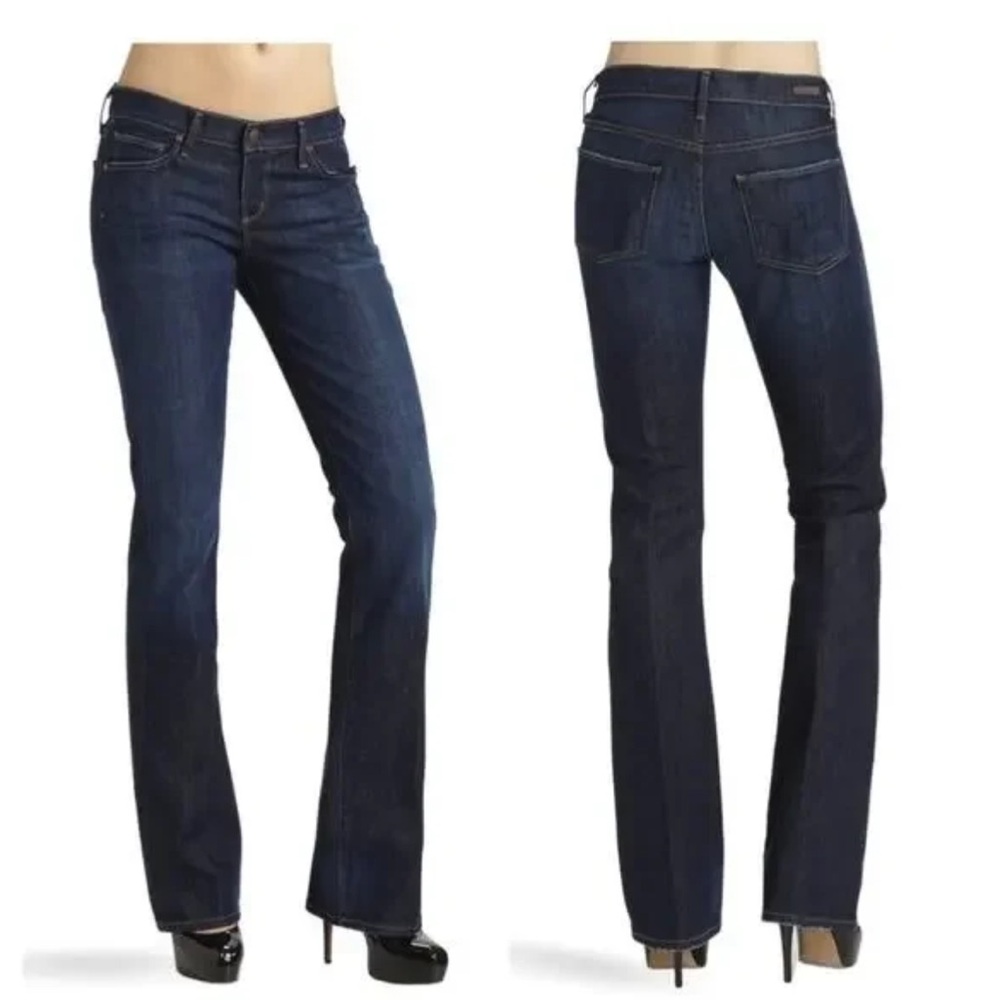 Citizens of HumanitWomens Kelly Low Waist Boot Cut Denim Jeans Sz 29